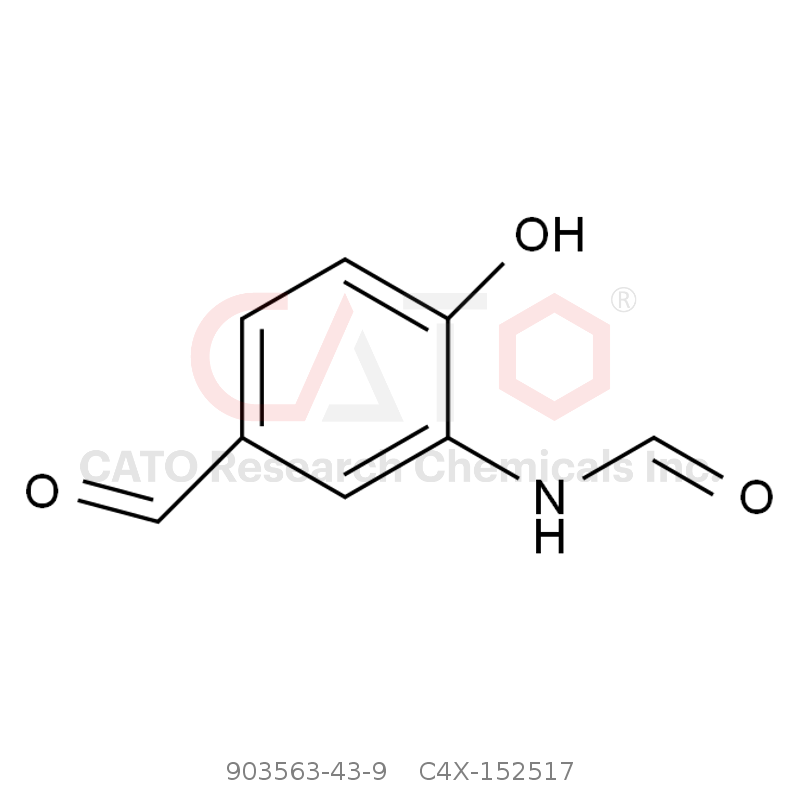 CAS No.:903563-43-9,N-(5-Formyl-2-hydroxyphenyl)formamide