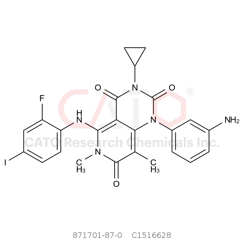CAS No.:871701-87-0,Trametinib impurity 01