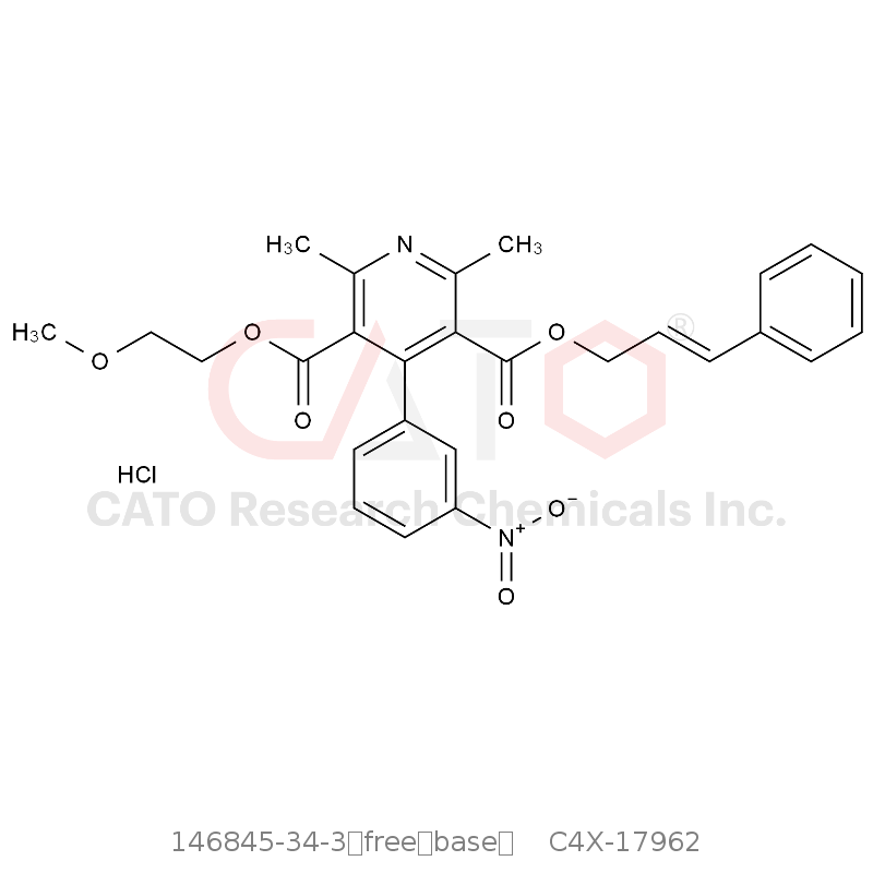 CAS No.:146845-34-3（free，base）,Cilnidipine Impurity 2
