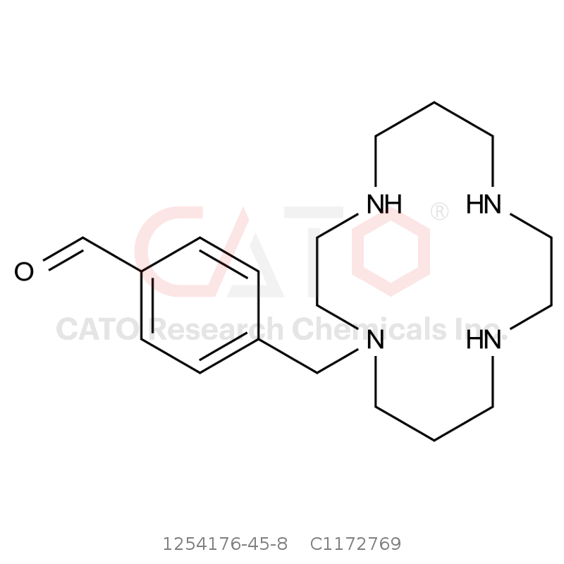 CAS No.:1254176-45-8,4-((1,4,8 ,11-Tetraazacyclotetradecan-1-yl) methyl)benzaldehyde