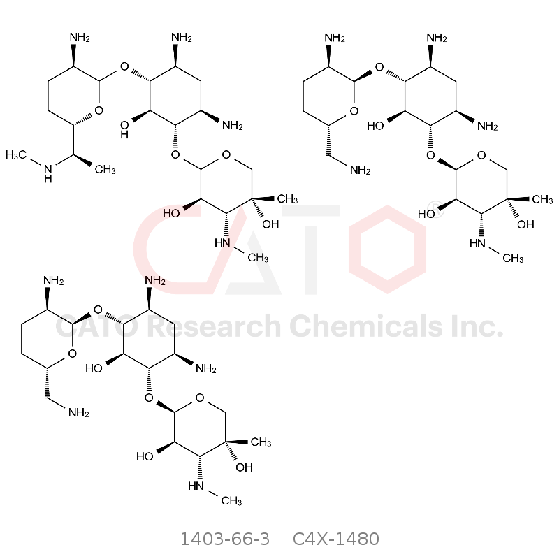 CAS No.:1403-66-3,庆大霉素
