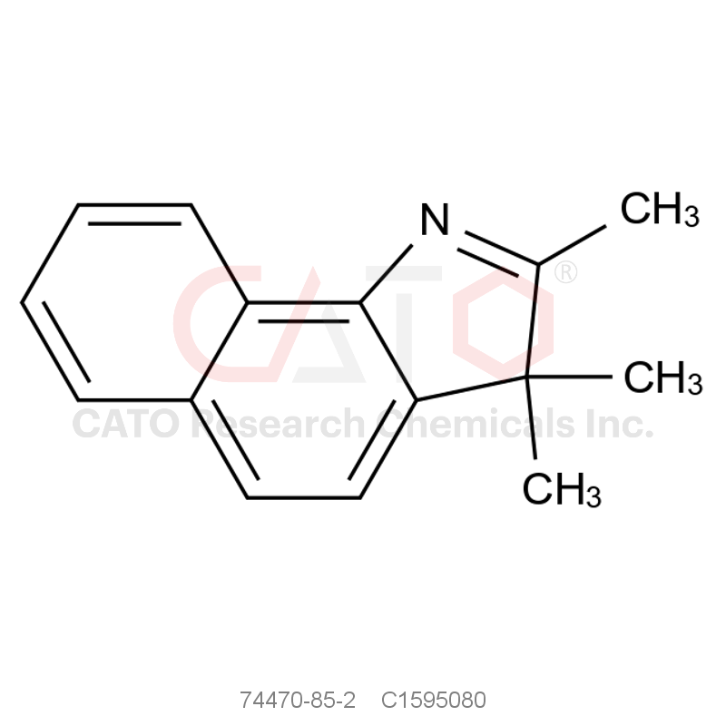 CAS No.:74470-85-2,2,3,3-Trimethyl-3H-benzo[g]indole