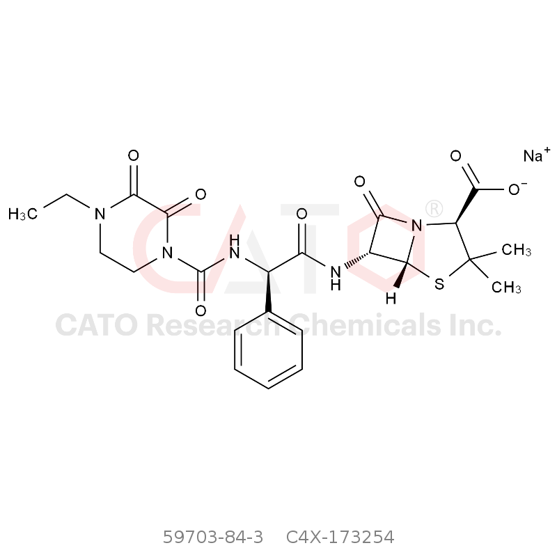 CAS No.:59703-84-3,哌拉西林钠
