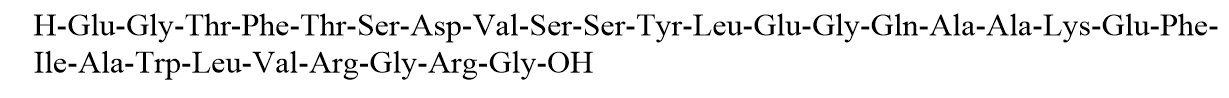 司美格鲁肽中间体P29(9-37) Semaglutide Main Chain P29 CAS 1169630-82-3 结构式 Chemical Structure