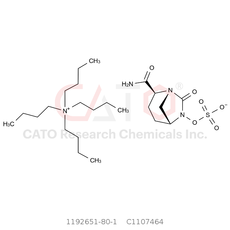 CAS No.:1192651-80-1,(1R,2S,5R)-2-(氨基羰基)-7-氧代-1,6-二氮杂双环[3.2.1]辛-6-基硫酸酯(四丁基铵)盐