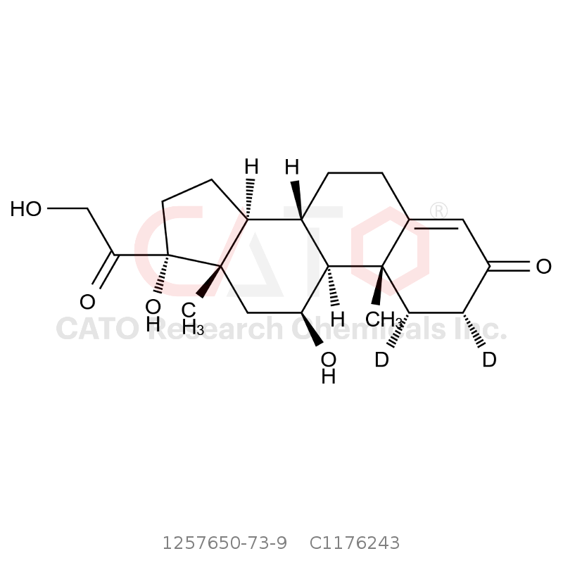 CAS No.:1257650-73-9,Cortisol-1,2-d2