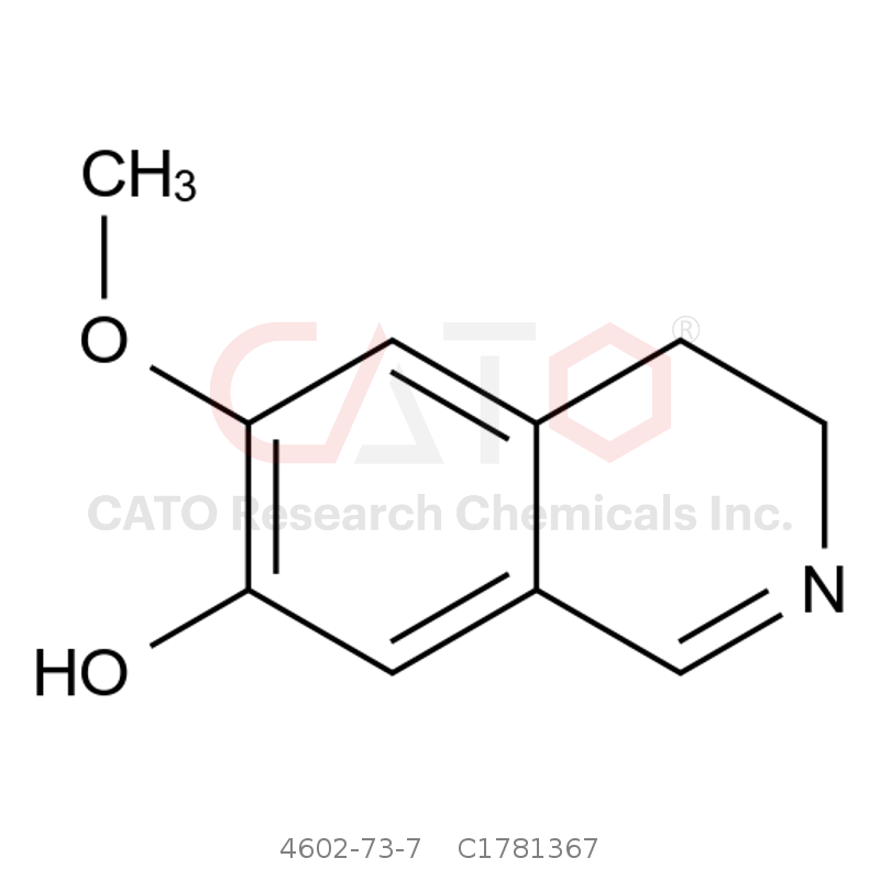 CAS No.:4602-73-7,7-Hydroxy-6-methoxy-3,4-dihydroisoquinoline