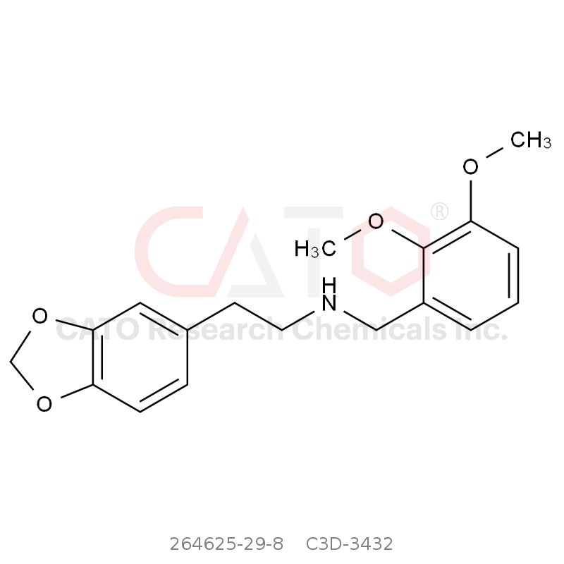 CAS No.:264625-29-8,2-（苯并[d][1,3]二氧-5-基）-N-（2,3-二甲氧基苄基）乙烷-1-胺