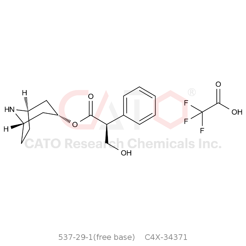 CAS No.:537-29-1(free base),莨菪碱EP杂质E（三氟乙酸盐）