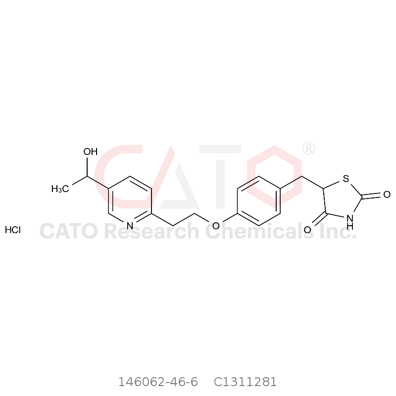 CAS No.:146062-46-6,1-Hydroxy Pioglitazone Hydrochloride
