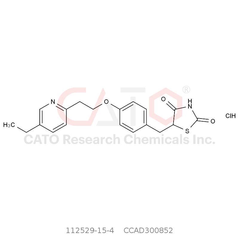 CAS No.:112529-15-4,匹格列酮盐酸盐