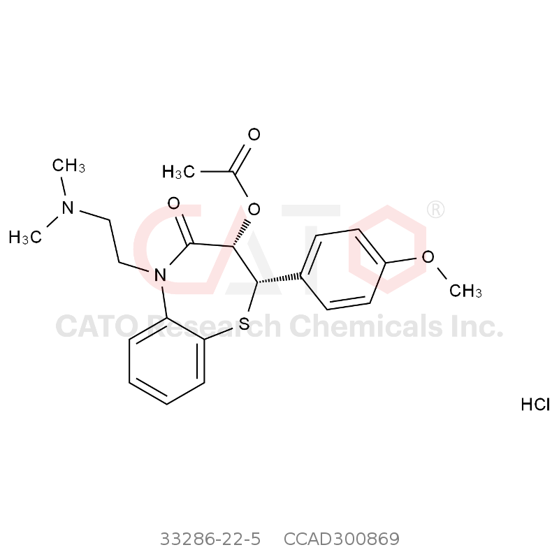 CAS No.:33286-22-5,盐酸地尔硫卓