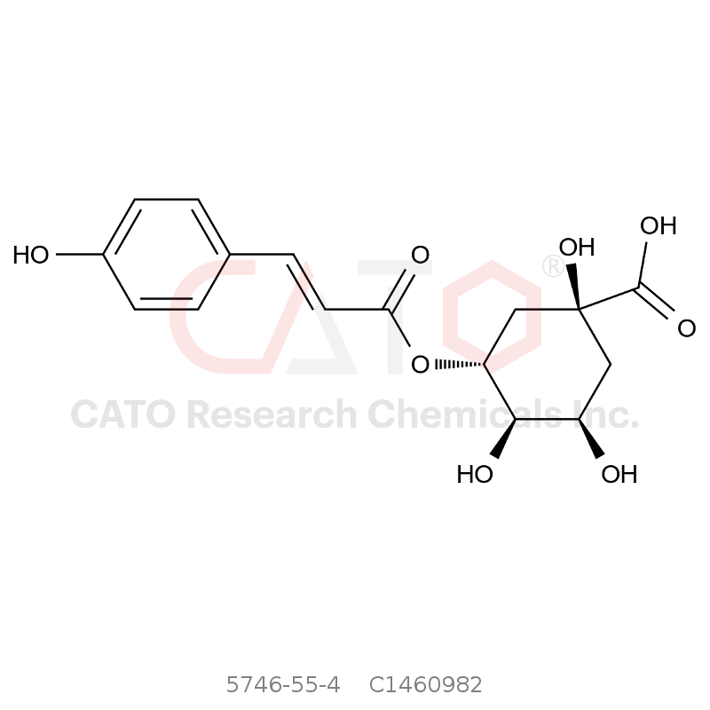 CAS No.:5746-55-4,3-O-对香豆酰基奎宁酸