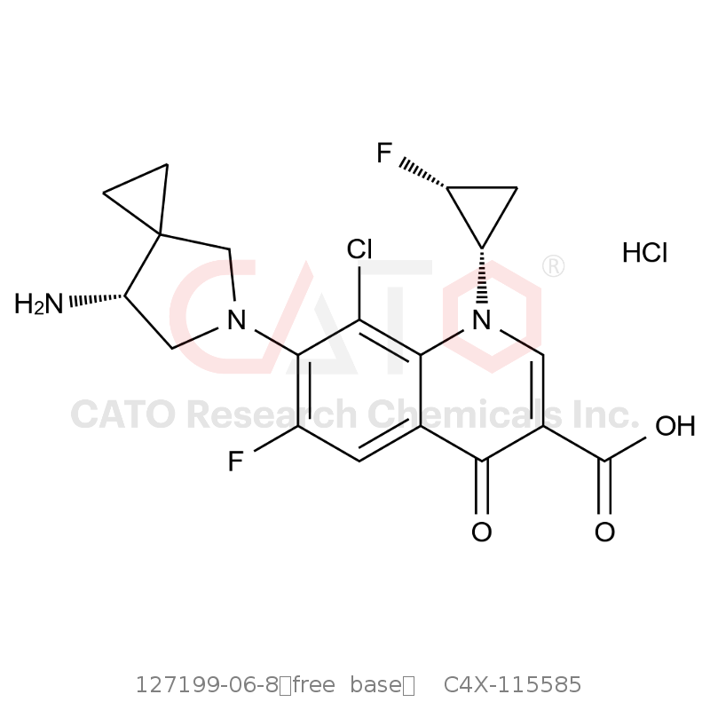 CAS No.:127199-06-8（free  base）,西他沙星杂质85
