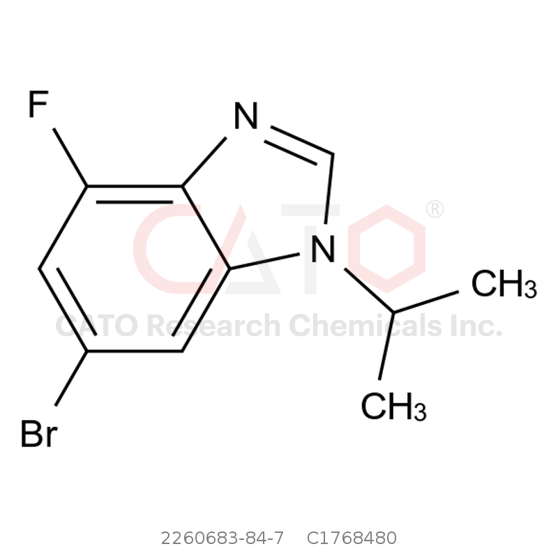 CAS No.:2260683-84-7,6-Bromo-4-fluoro-1-isopropyl-1H-benzo[d]imidazole