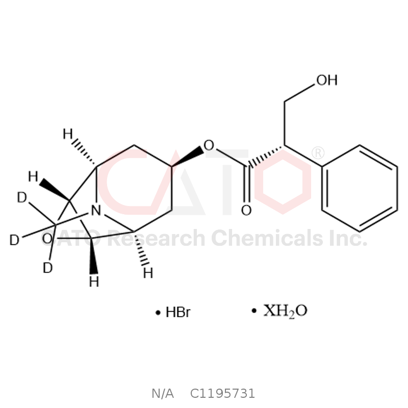 CAS No.:1279037-70-5,Scopolamine-d3 Hydrobromide Hydrate