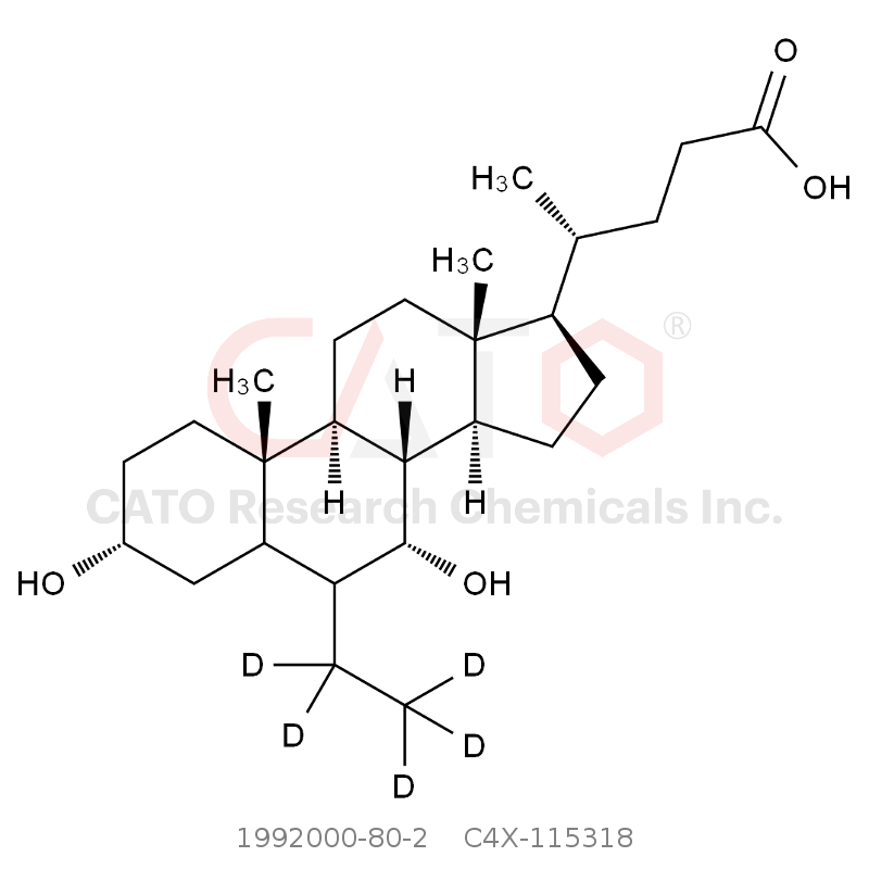 CAS No.:1992000-80-2,奥贝胆酸-d5