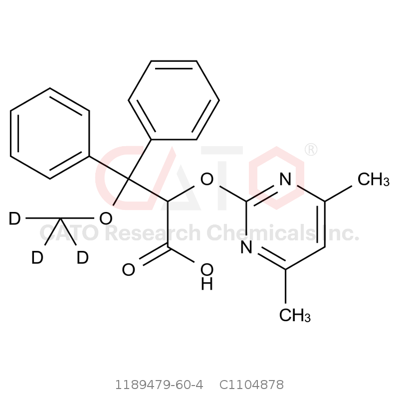 CAS No.:1189479-60-4,rac Ambrisentan-d3