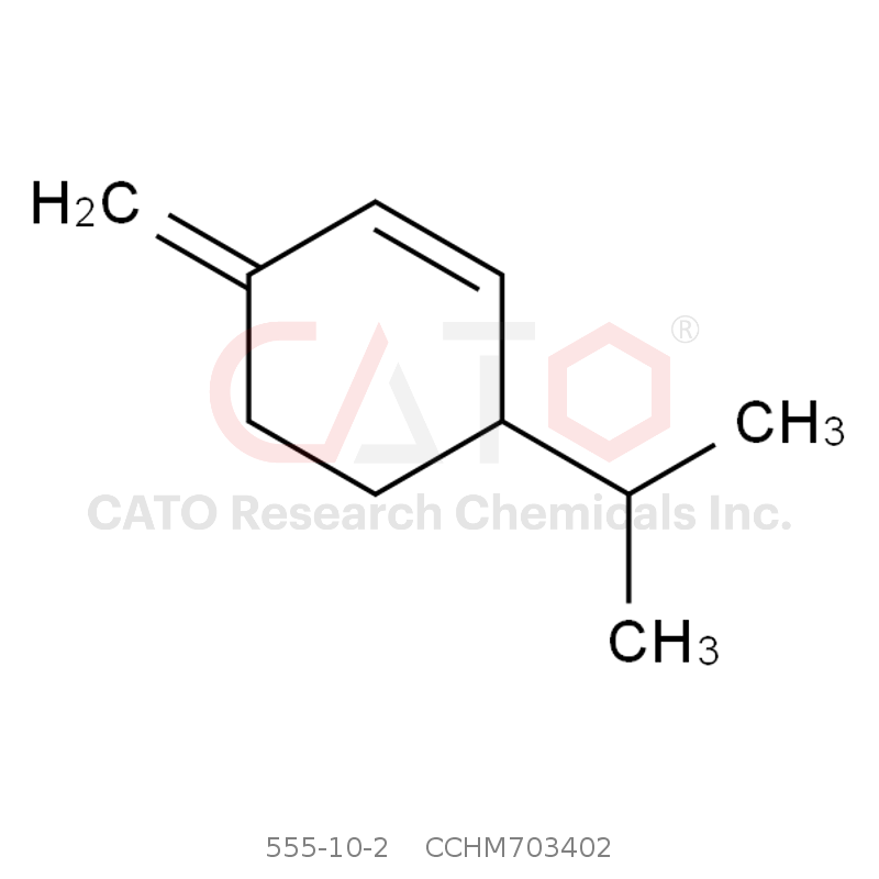 CAS No.:555-10-2,3-异丙基-6-亚甲基-1-环己烯