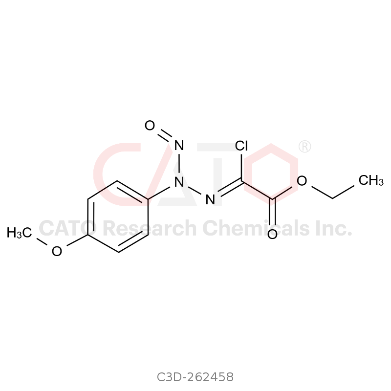 乙基 (Z)-2-氯-2-(2-(4-甲氧基苯基)-2-亚硝基肼基)乙酸酯