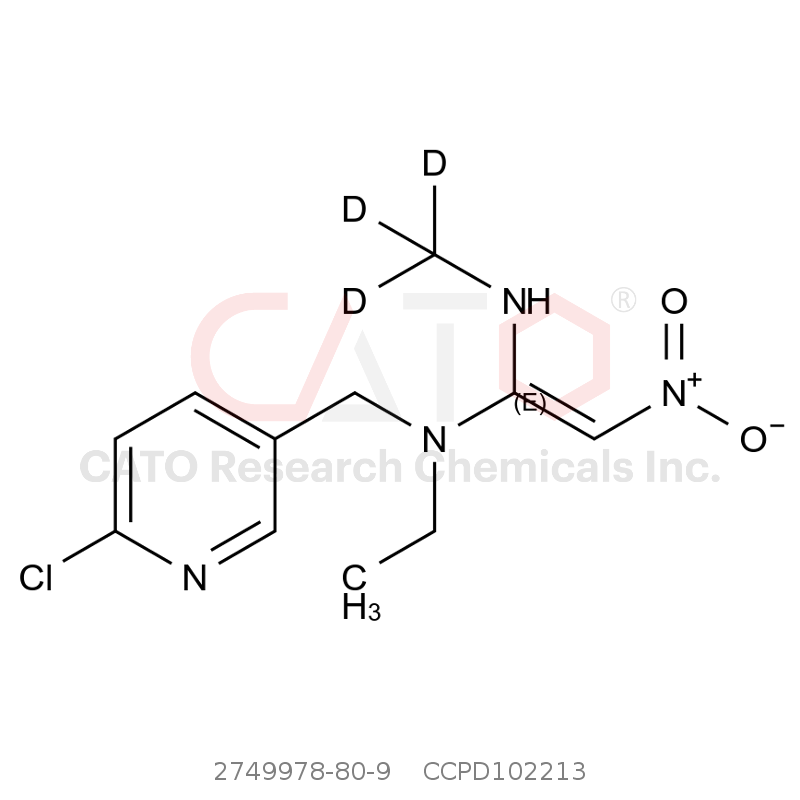 CAS No.:2749978-80-9,烯啶虫胺-d3