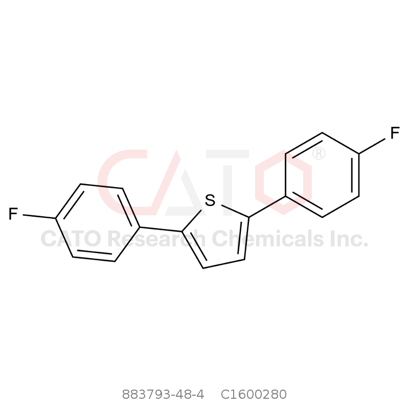 CAS No.:883793-48-4,2,5-Bis(4-fluorophenyl)thiophene