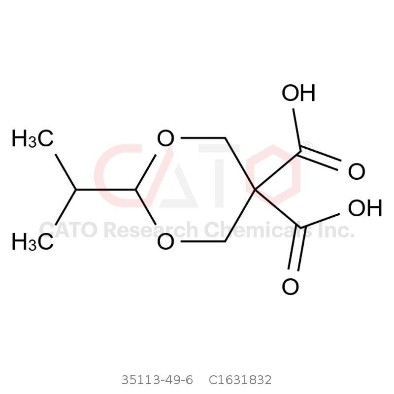 CAS No.:35113-49-6,2-异丙基-1,3-二恶-5,5-二羧酸