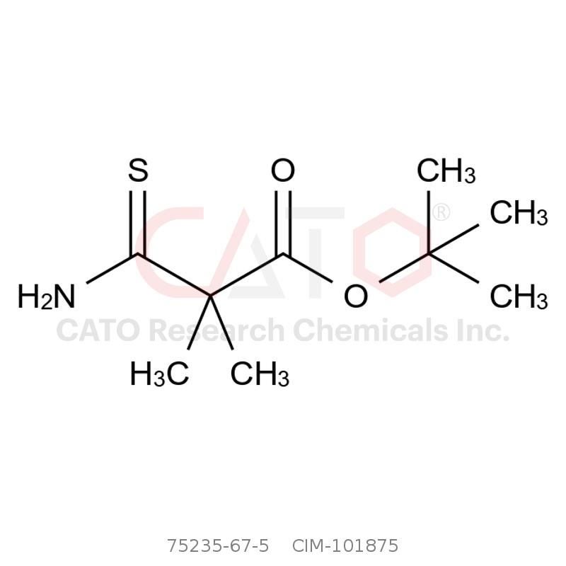 CAS No.:75235-67-5,2-氨基硫代甲酰基-2,2-二甲基乙酸叔丁酯