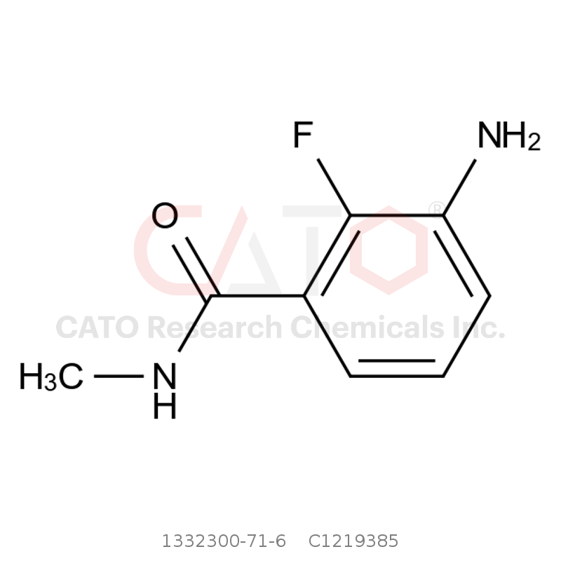 CAS No.:1332300-71-6,3-Amino-2-fluoro-N-methylbenzamide