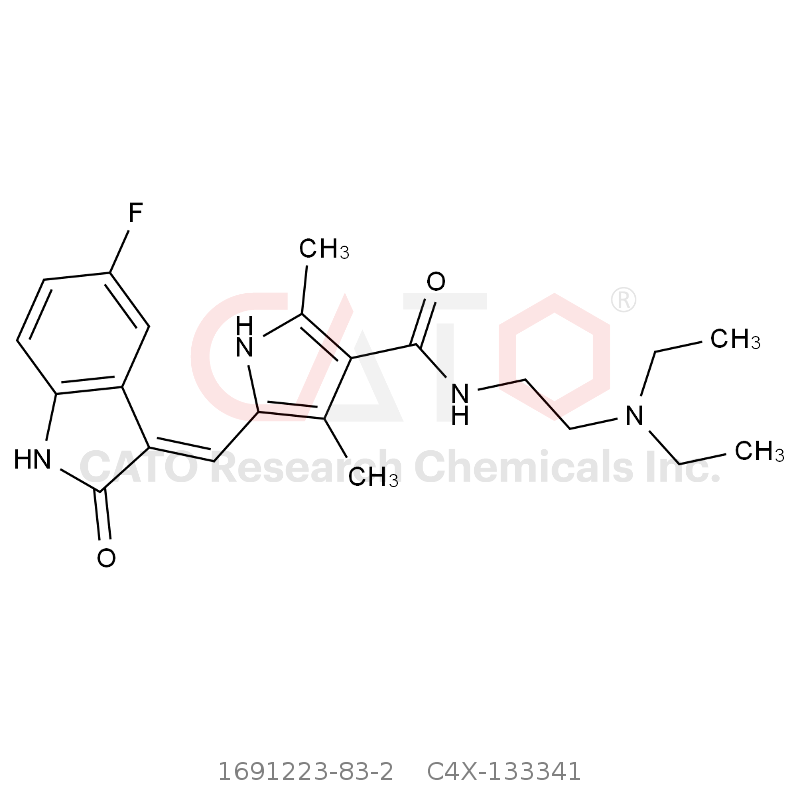 CAS No.:1691223-83-2,(E)-Sunitinib