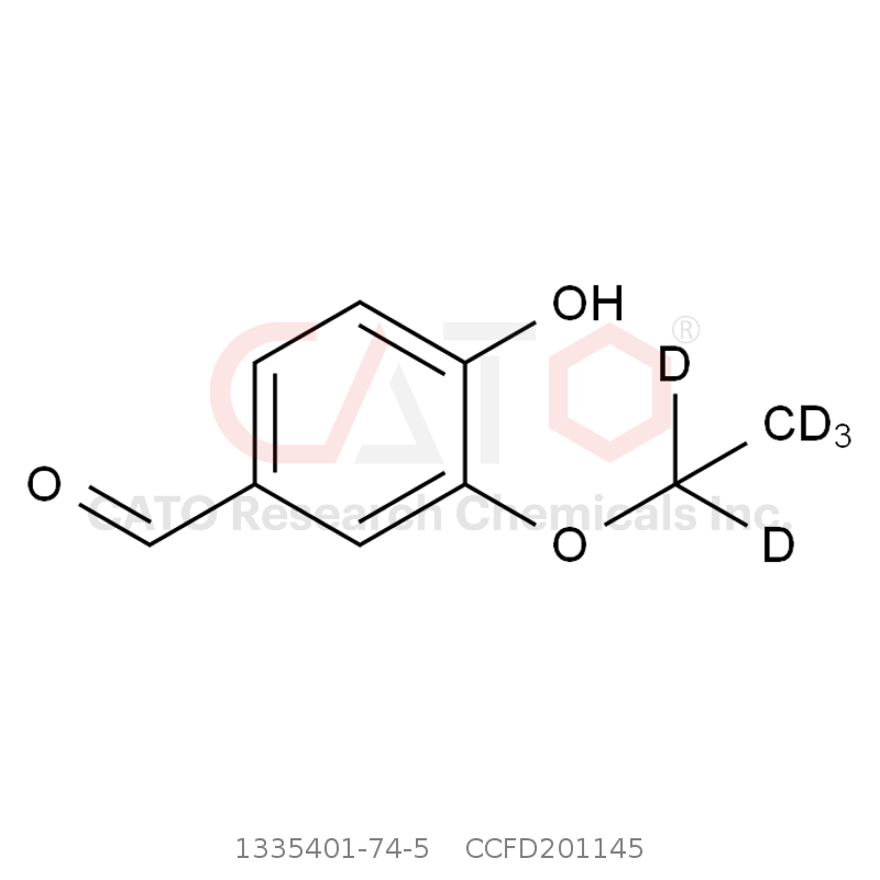 CAS No.:1335401-74-5,乙基-d5香兰素