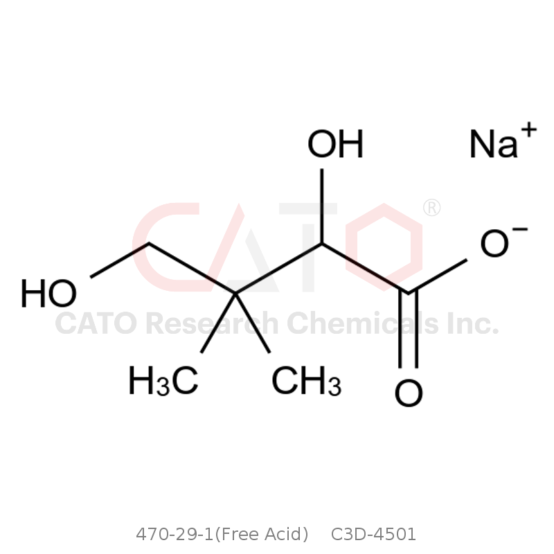 CAS No.:470-29-1(Free Acid),（RS）-泛酸钠盐