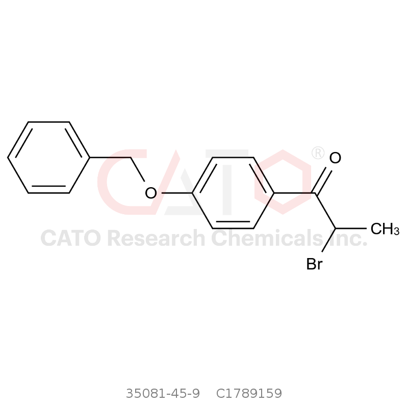 CAS No.:35081-45-9,4'-Benzyloxy-2-bromopropiophenone