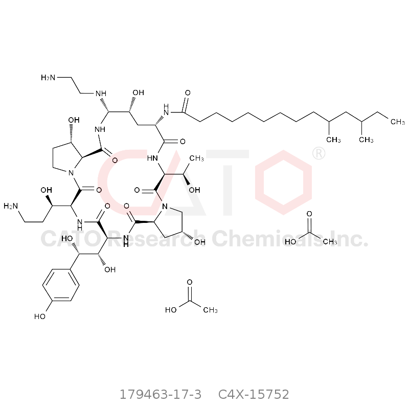 CAS No.:179463-17-3,Caspofungin Acetate