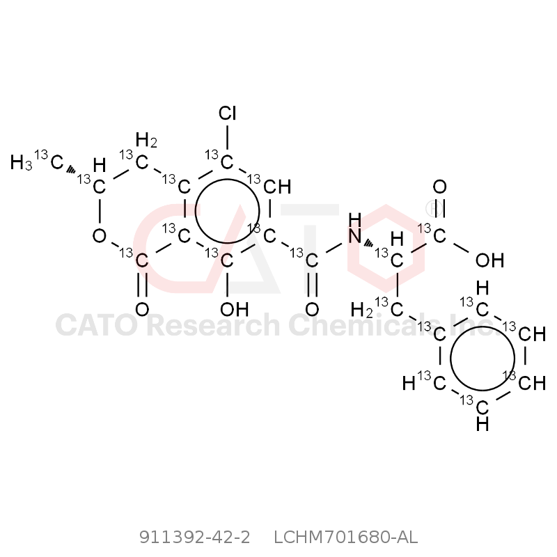 CAS No.:911392-42-2,赭曲霉素A-13C20