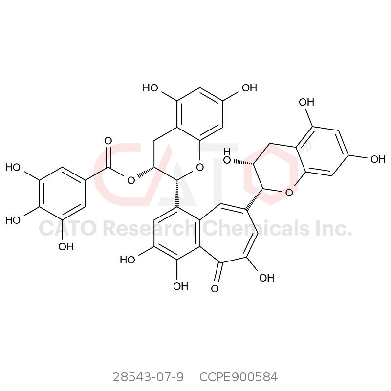 CAS No.:28543-07-9,茶黄素-3＇-没食子酸酯