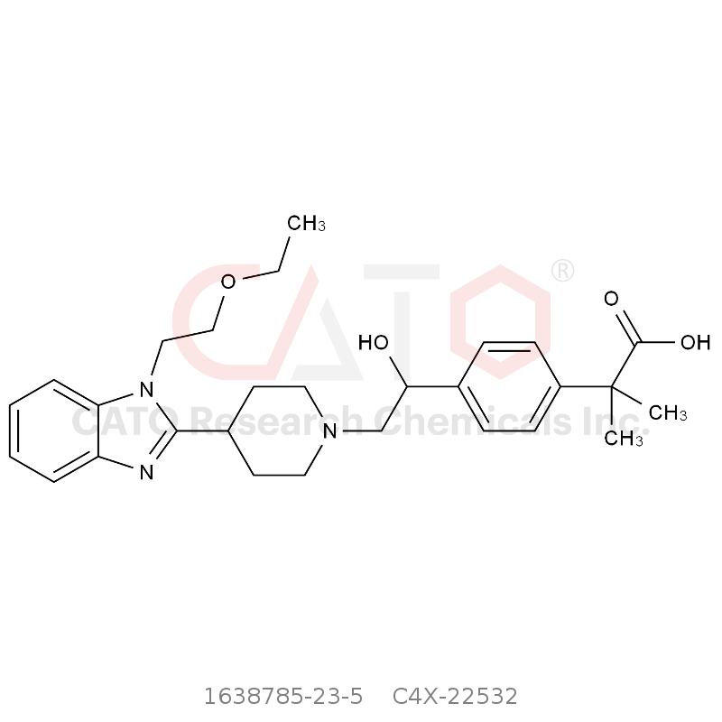 CAS No.:1638785-23-5,Bilastine Impurity 2