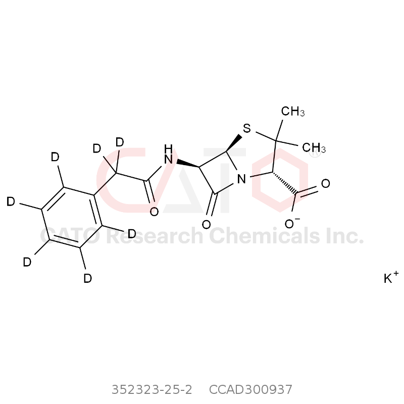 CAS No.:352323-25-2,苄青霉素钾-d7