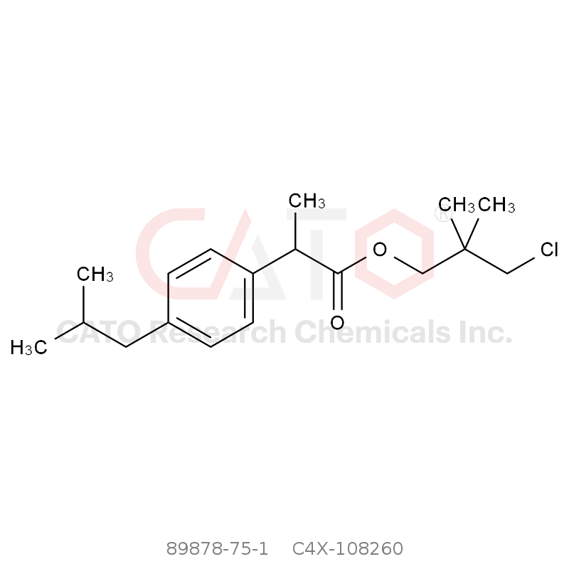CAS No.:89878-75-1,Ibuprofen Impurity 60
