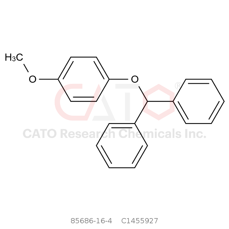 CAS No.:85686-16-4,((4-Methoxyphenoxy)methylene)dibenzene