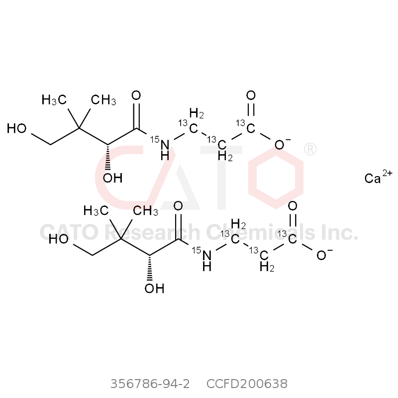 CAS No.:356786-94-2,泛酸钙-13C3，15N