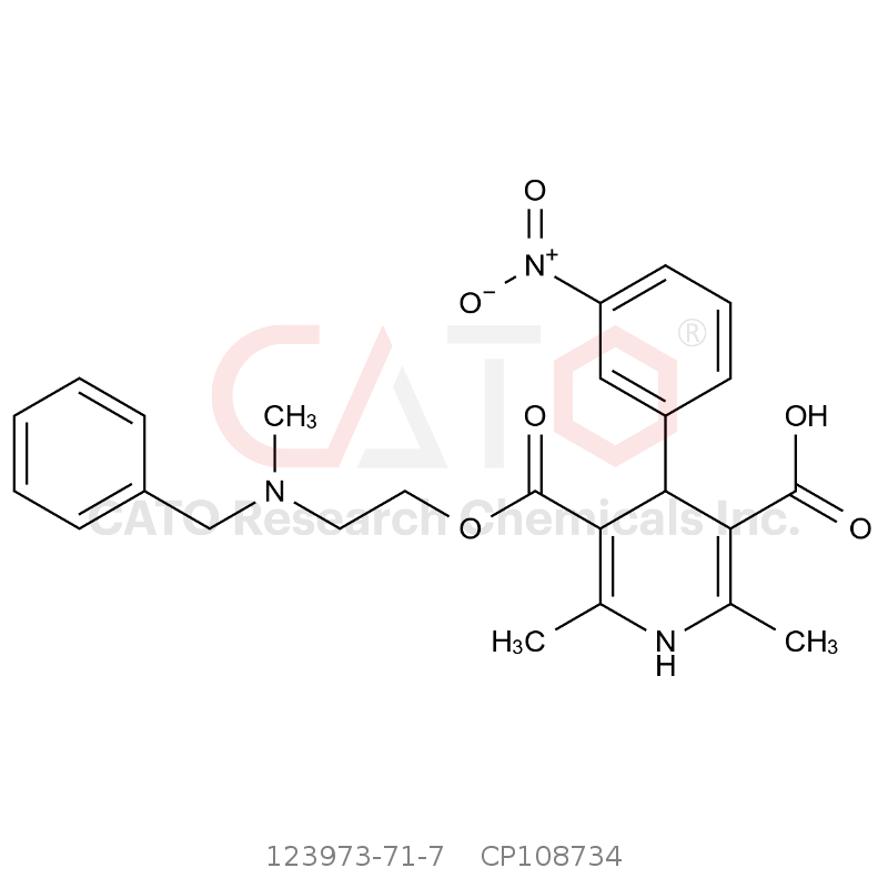 CAS No.:123973-71-7,Nicardipine O-Desmethyl