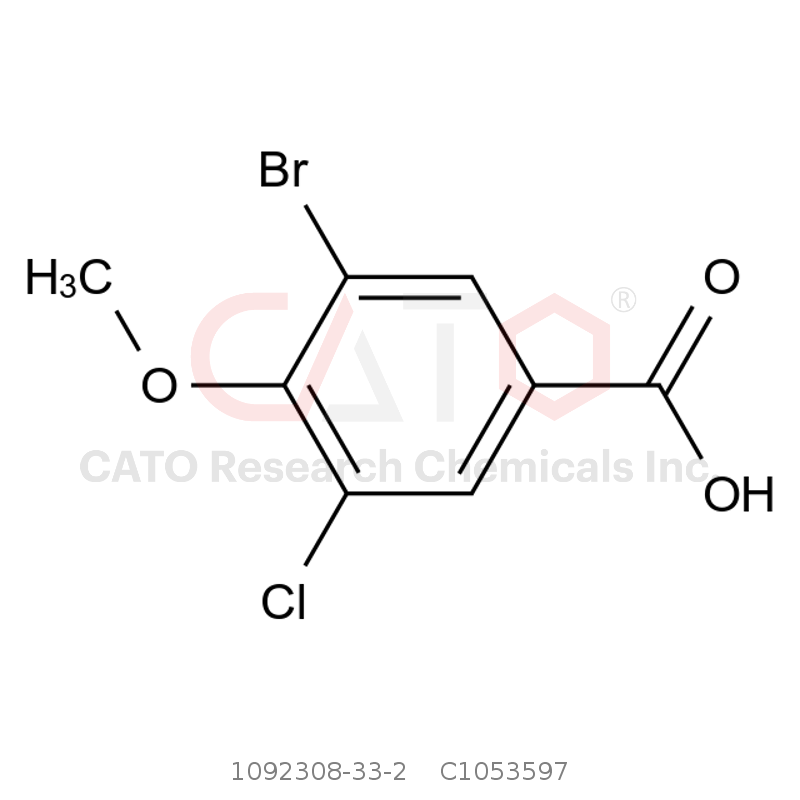 CAS No.:1092308-33-2,3-溴-5-氯-4-甲氧基苯甲酸