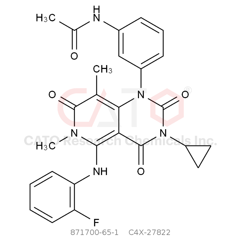 CAS No.:871700-65-1,Deiodo Trametinib