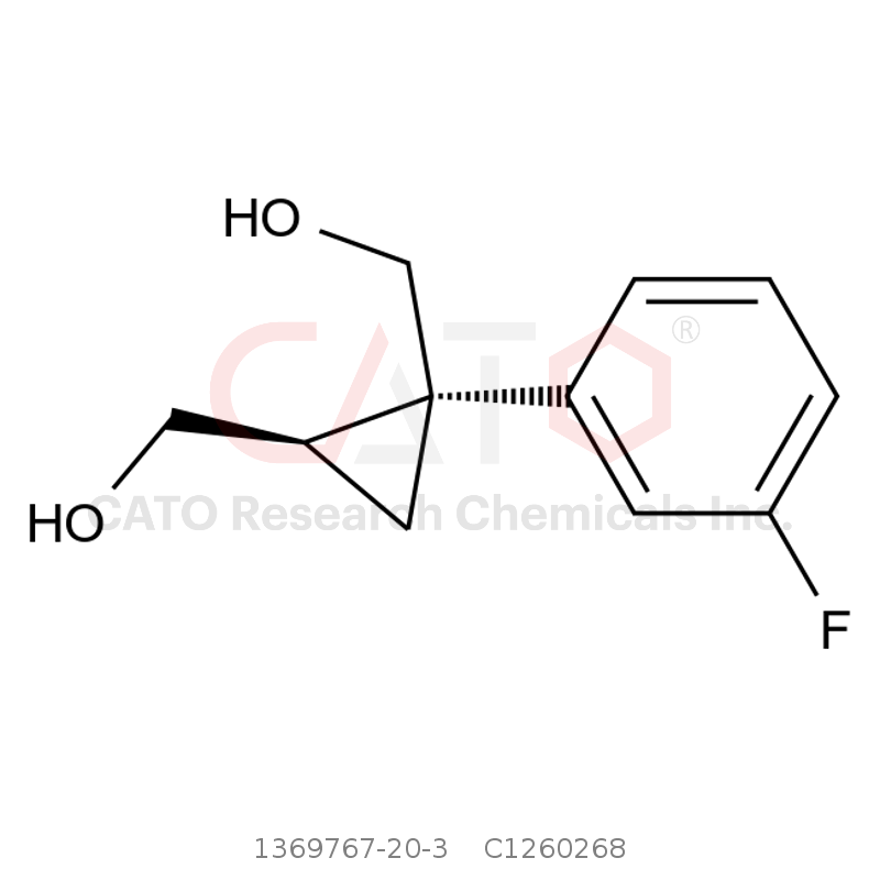CAS No.:1369767-20-3,((1S,2R)-1-(3-fluorophenyl)cyclopropane-1,2-diyl)dimethanol