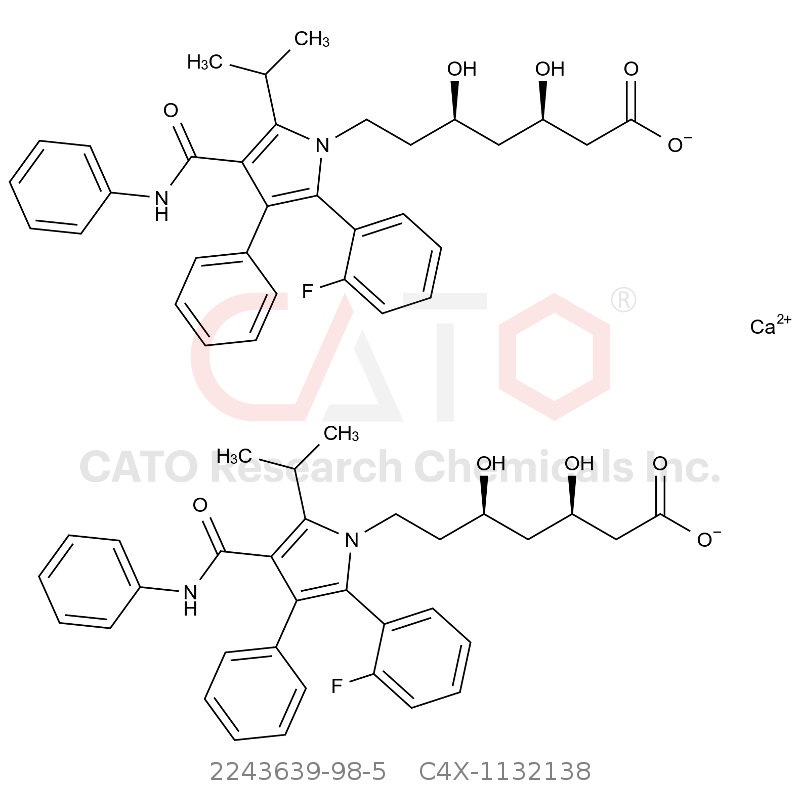 CAS No.:2243639-98-5,Atorvastatin Impurity 138 Calcium Salt