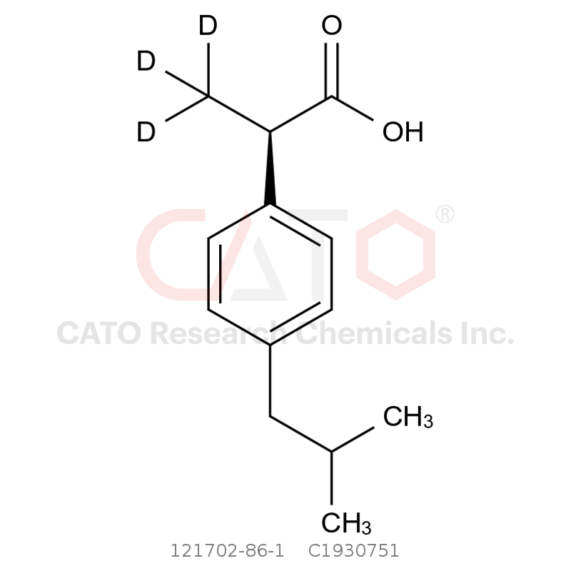 CAS No.:121702-86-1,R-Ibuprofen-D3