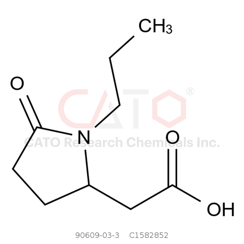 CAS No.:90609-03-3,5-Oxo-1-propyl-2-pyrrolidineacetic acid