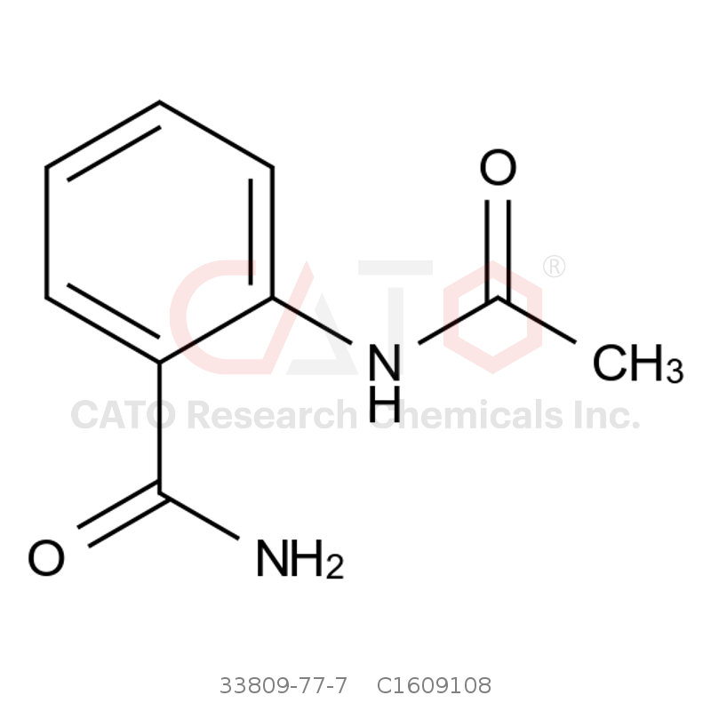 CAS No.:33809-77-7,2-（乙酰氨基）苯甲酰胺