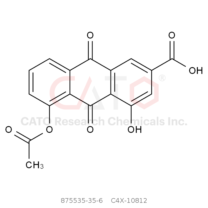 CAS No.:875535-35-6,双醋瑞因EP杂质D